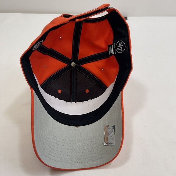 Philadelphia Flyers '47 MVP Strapback NHL Hat Orange Adjustable Rear Spell Out - Picture 7 of 9